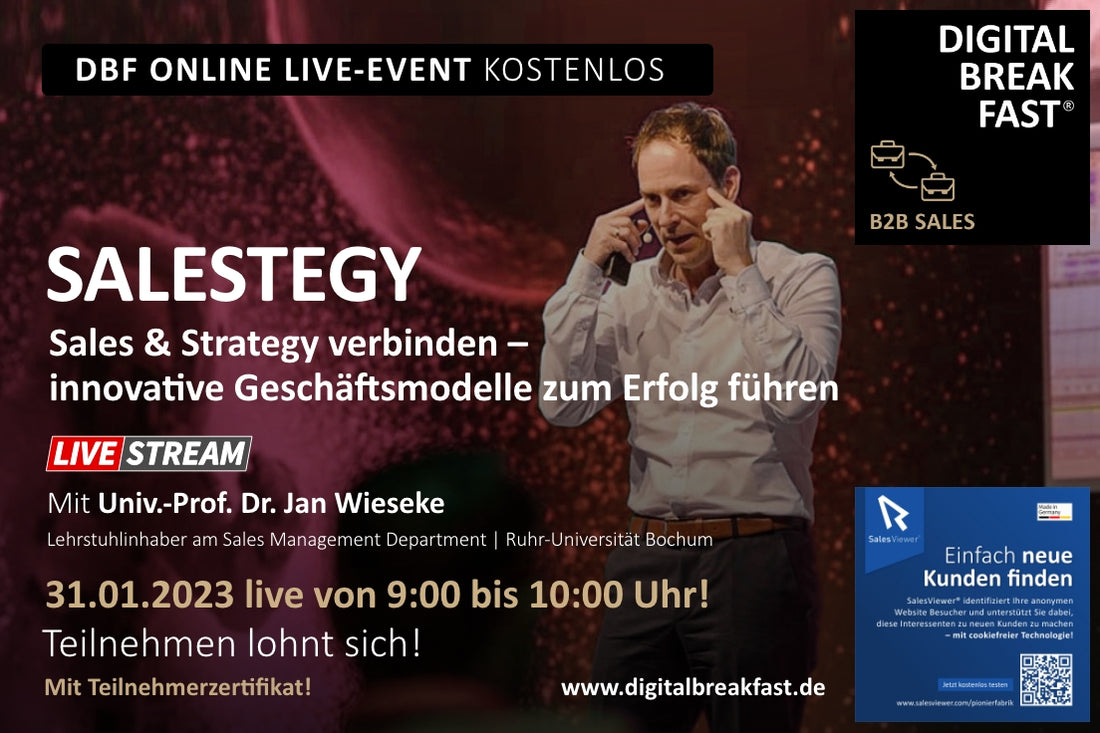 PODCAST EPISODE 128 | „SALESTEGY: Sales & Strategy verbinden - innovative Geschäftsmodelle zum Erfolg führen“ | Univ.-Prof. Dr. Jan Wieseke
