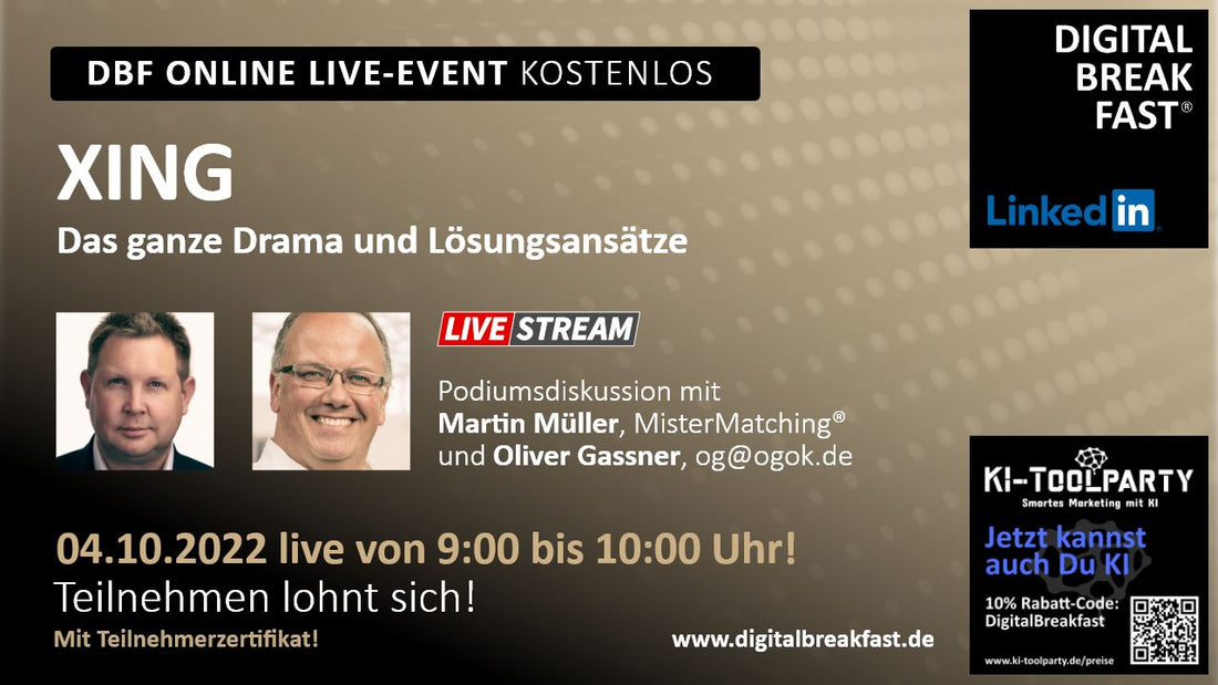 PODCAST EPISODE #104 | "Xing: Das ganze Drama und Lösungsansätze" | Martin Müller & Oliver Gassner