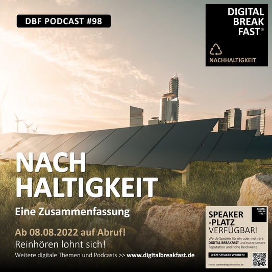 PODCAST EPISODE #98 |  NACHHALTIGKEIT eine Zusammenfasssung