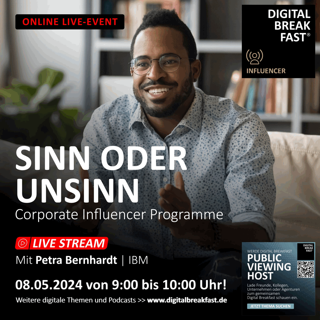 08.05.2024 | "SINN ODER UNSINN - Corporate Influencer Programme" | Petra Bernhardt | IBM