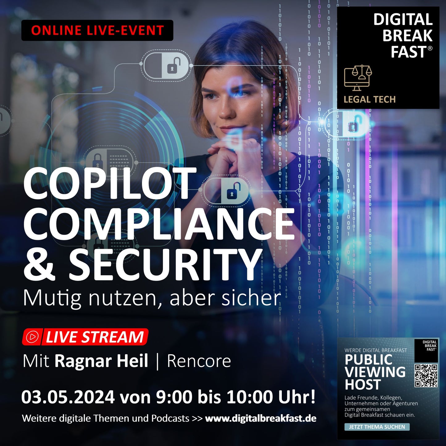 03.05.2024: "COPILOT COMPLIANCE & SECURITY - mutig nutzen, aber sicher" | Ragnar Heil | Rencore