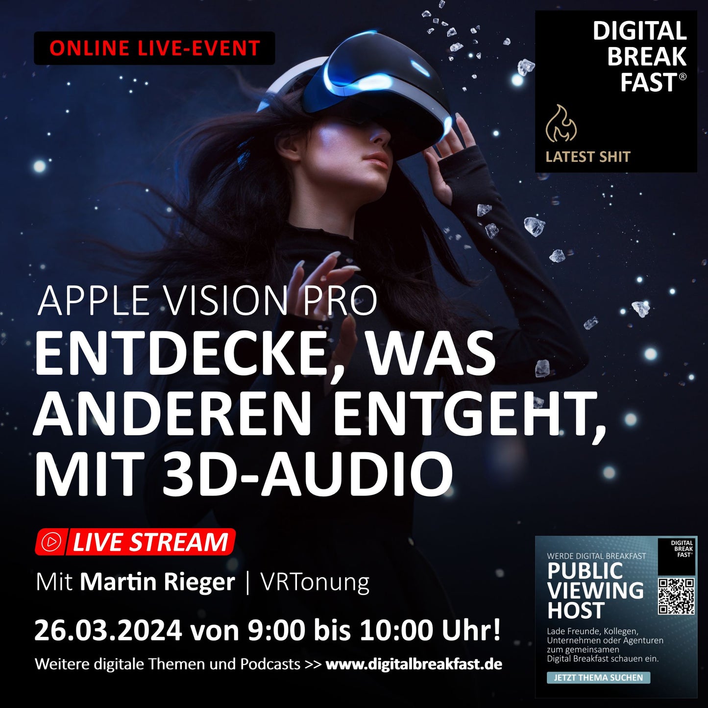 26.03.2024 | "APPLE VISION PRO | Entdecke, was anderen entgeht, mit 3D Audio" | Martin Rieger | VRTonung