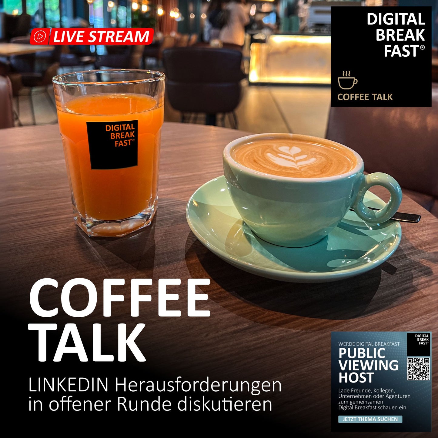 23.02.2024 | Coffee Talk LinkedIn | Herausforderungen in offener Runde diskutieren