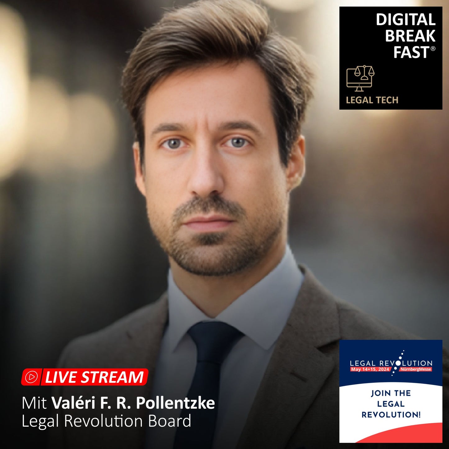 06.05.2024: "LEGAL REVOLUTION 2024 -THE HOME OF LEGAL TECH" | Valéri F. R. Pollentzke & Dr. Daniel Halft | Legal Revolution Board