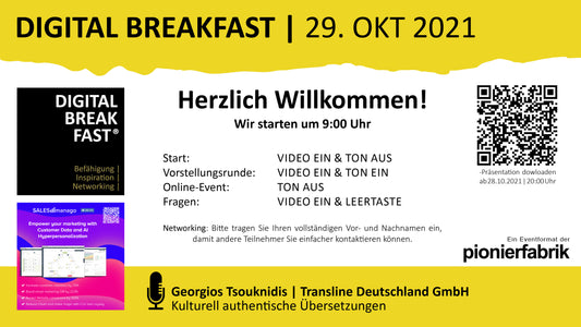 PRÄSENTATION | 20.10.2021 | "Kulturell authentische Übersetzungen"
