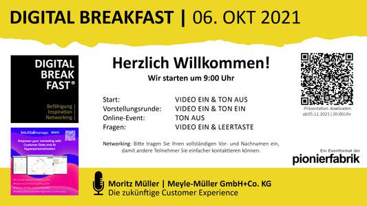 PRÄSENTATION | 06.10.2021 |  "Die zukünftige Customer Experience" mit Moritz Müller | Meyle-Müller GmbH+Co. KG