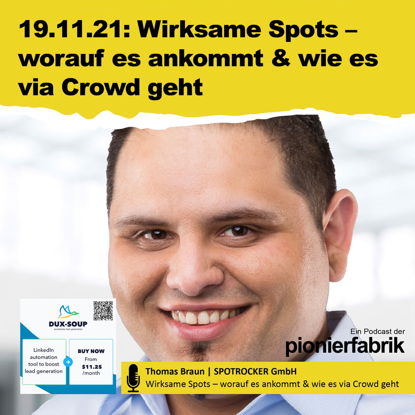 19.11.2021 | "Wirksame Spots – worauf es ankommt & wie es via Crowd geht"