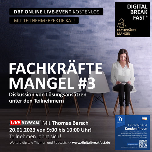 20.01.2023 | "Fachkräftemangel, ja und?" Teil 3 | Diskussion von Lösungsansätzen