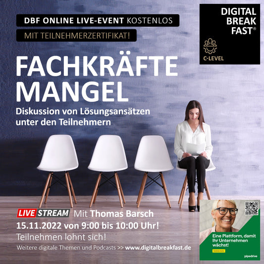 15.11.2022 | "Fachkräftemangel, ja und?" #2 | Diskussion von Lösungsansätzen