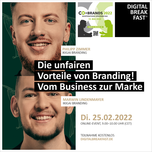 PRÄSENTATION | 25.02.2022 | "Die unfairen Vorteile von Branding! Vom Business zur Marke"