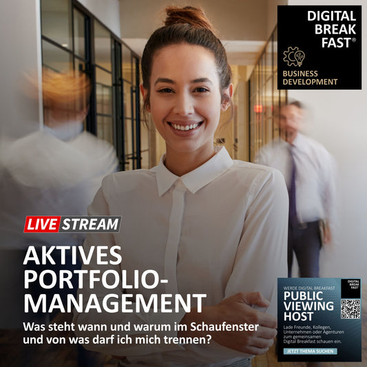 12.05.2023 | "Aktives Portfoliomanagement - Was steht wann warum im Schaufenster und von was darf ich mich trennen?" | Dr. Andreas Kohne | Business Development