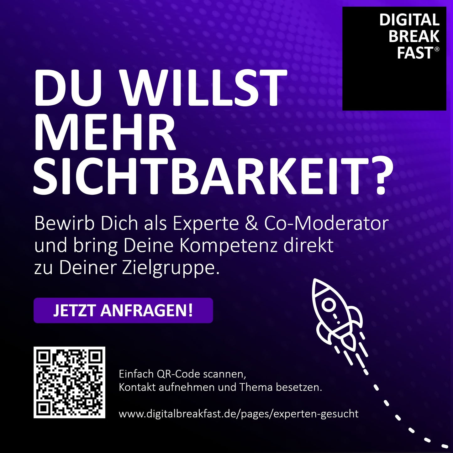 EXPERTEN & CO-MODERATOREN gesucht!