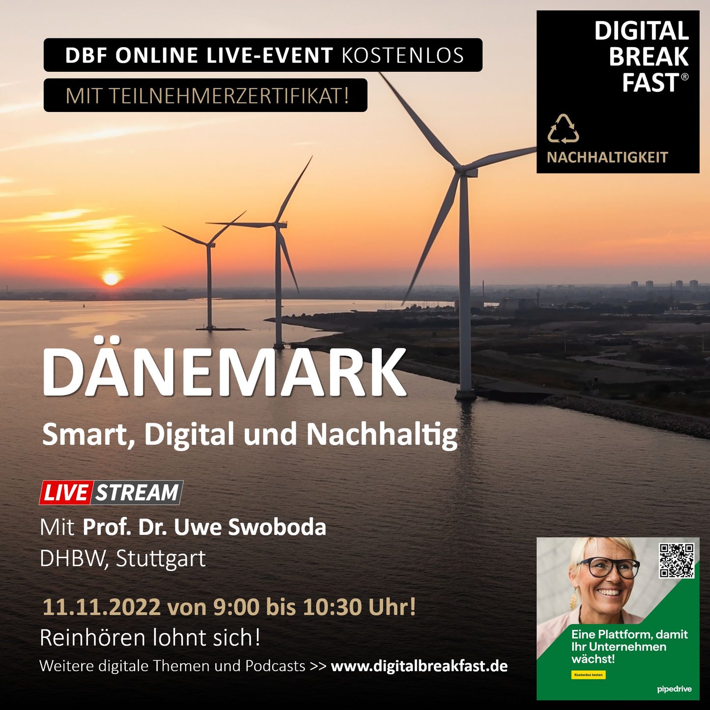 11.11.2022 | "Dänemark | Smart, Digital und Nachhaltig" | Prof. Dr. Uwe Swoboda | DHBW Stuttgart | NACHHALTIGKEIT