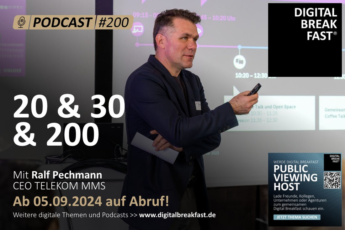 JUBILÄUM | 20 & 30 & 200 mit Ralf Pechmann | CEO TELEKOM MMS