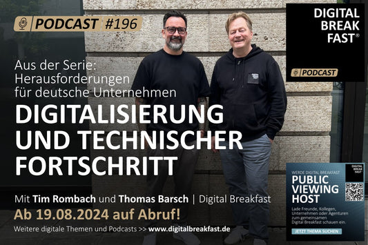 "Digitalisierung und technischer Fortschritt" | Neue Podcast Serie - Herausforderungen für deutsche Unternehmen [EP 196]