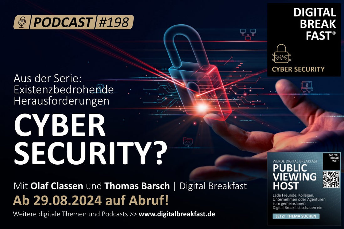 "Cyber Security" | Neue Podcast Serie - Existenzbedrohende Herausforderungen für deutsche Unternehmen [EP 198]