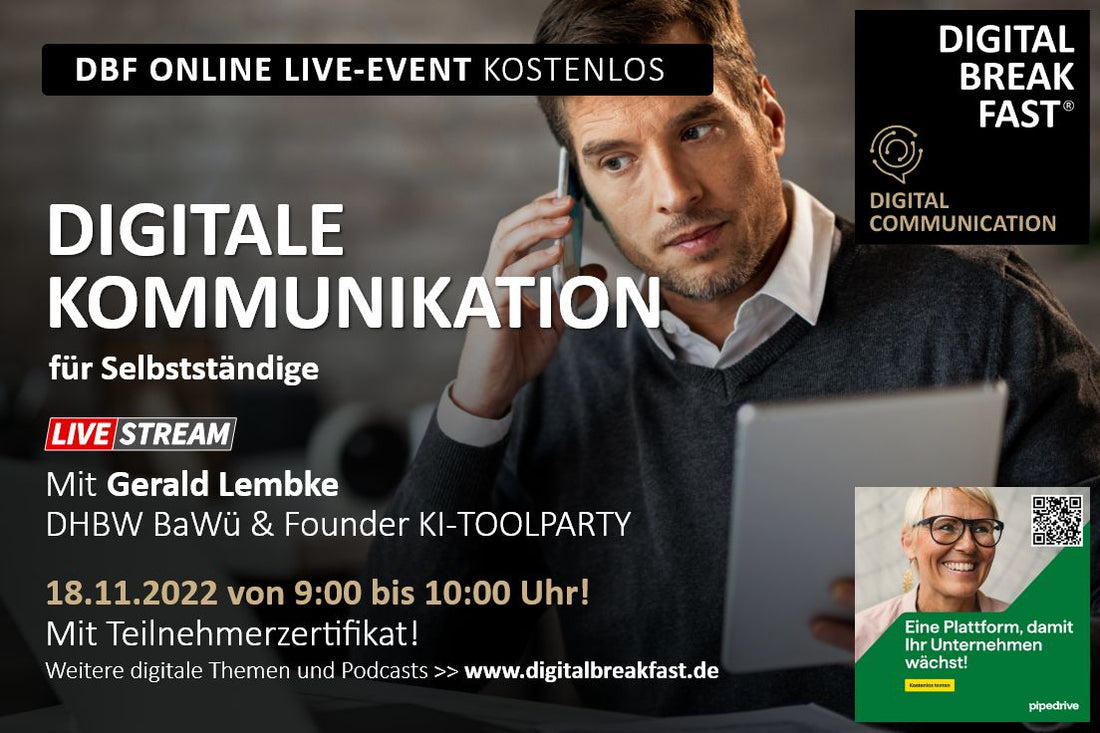 PODCAST EPISODEN 115 | "Digitale Kommunikation für Selbstständige" | Gerald Lembke | DHBW Baden-Württemberg & Vortragsredner