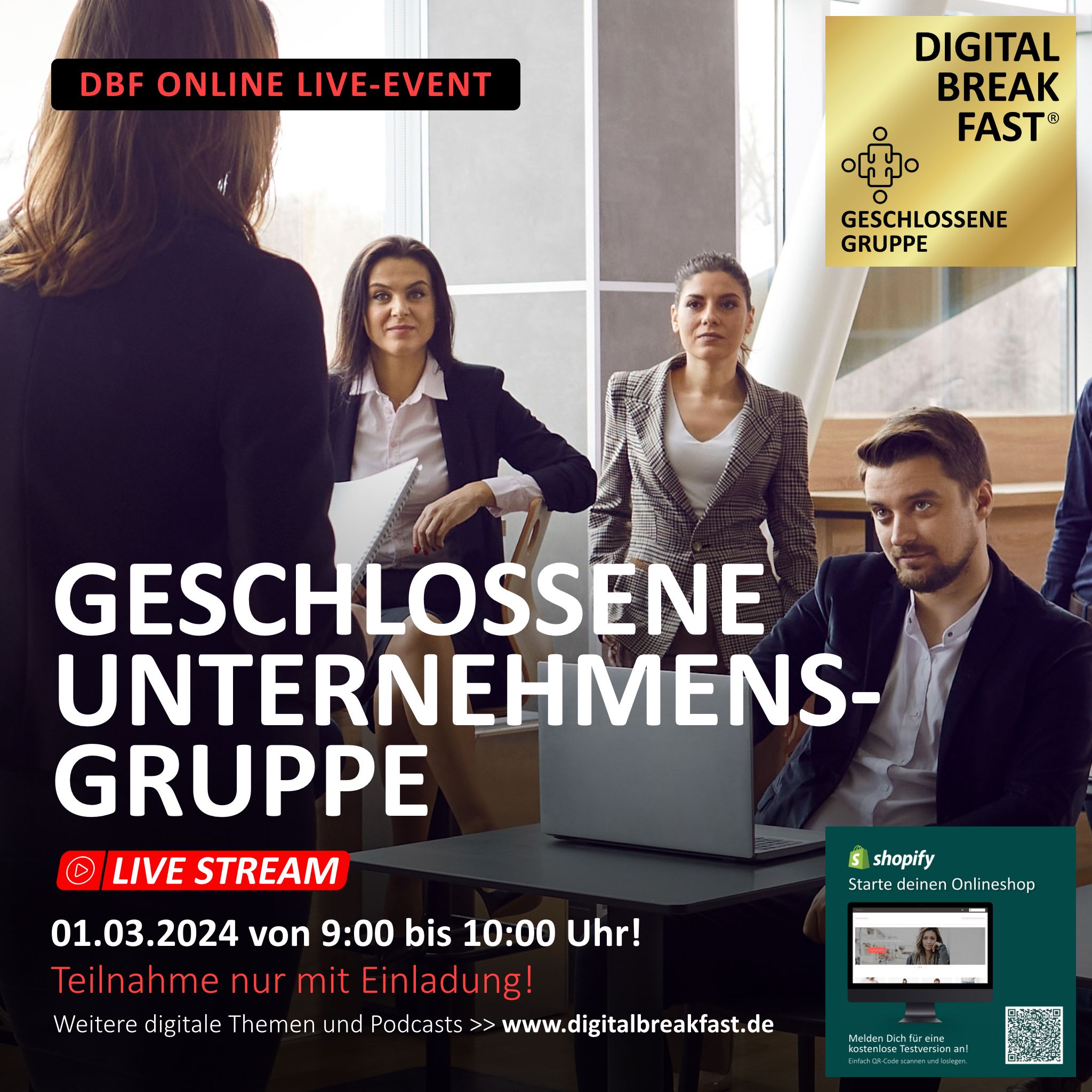 Fr, 01.03.2024 | Geschlossene Unternehmens-Gruppe