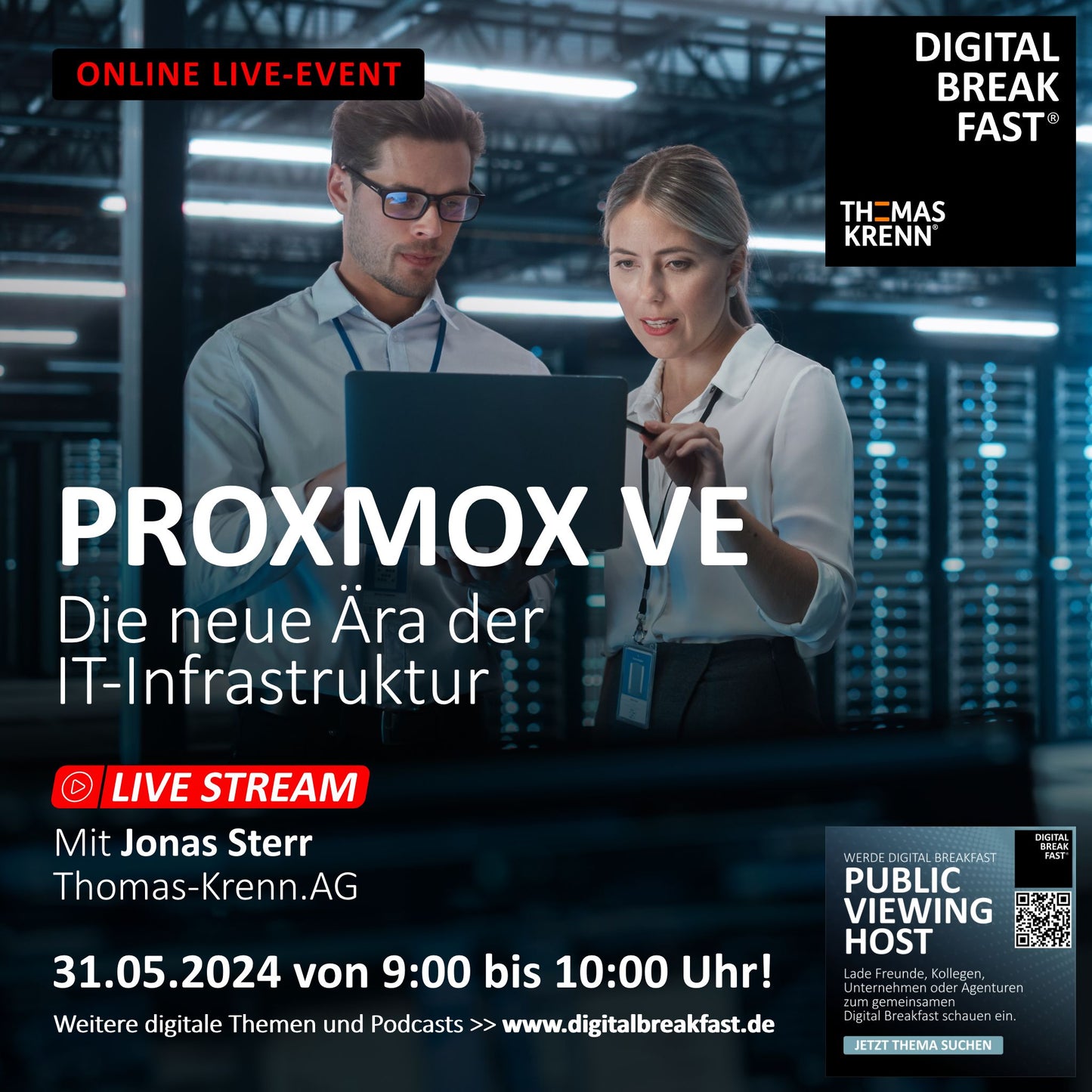 31.05.2024 | "Proxmox VE: Die neue Ära der IT-Infrastruktur" | Jonas Sterr | Thomas-Krenn.AG