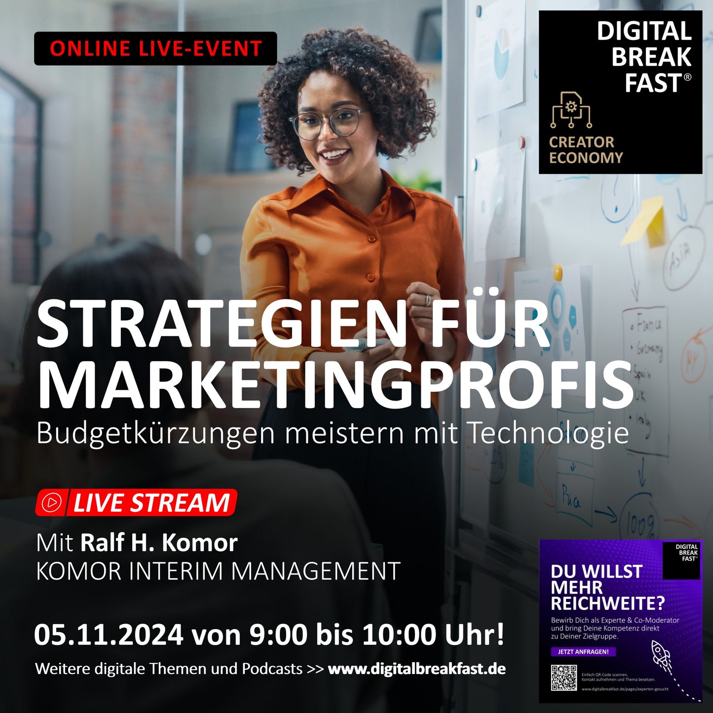 05.11.2024: "Strategien für Marketingprofis - Budgetkürzungen meistern mit Technologie"