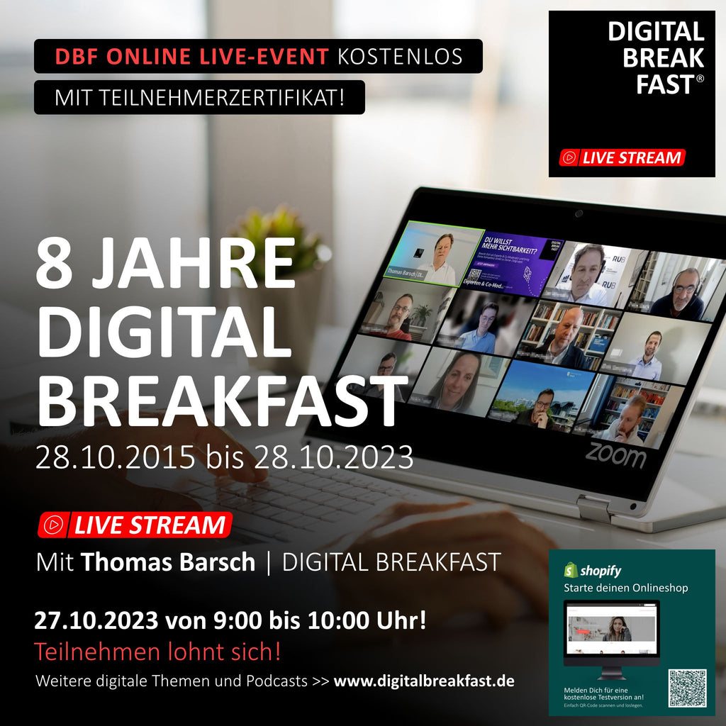 27.10.2023 | "8 Jahre DIGITAL BREAKFAST" | Thomas Barsch | DIGITAL BREAKFAST