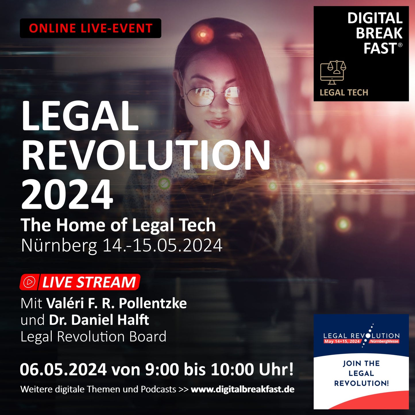 06.05.2024: "LEGAL REVOLUTION 2024 -THE HOME OF LEGAL TECH" | Valéri F. R. Pollentzke & Dr. Daniel Halft | Legal Revolution Board