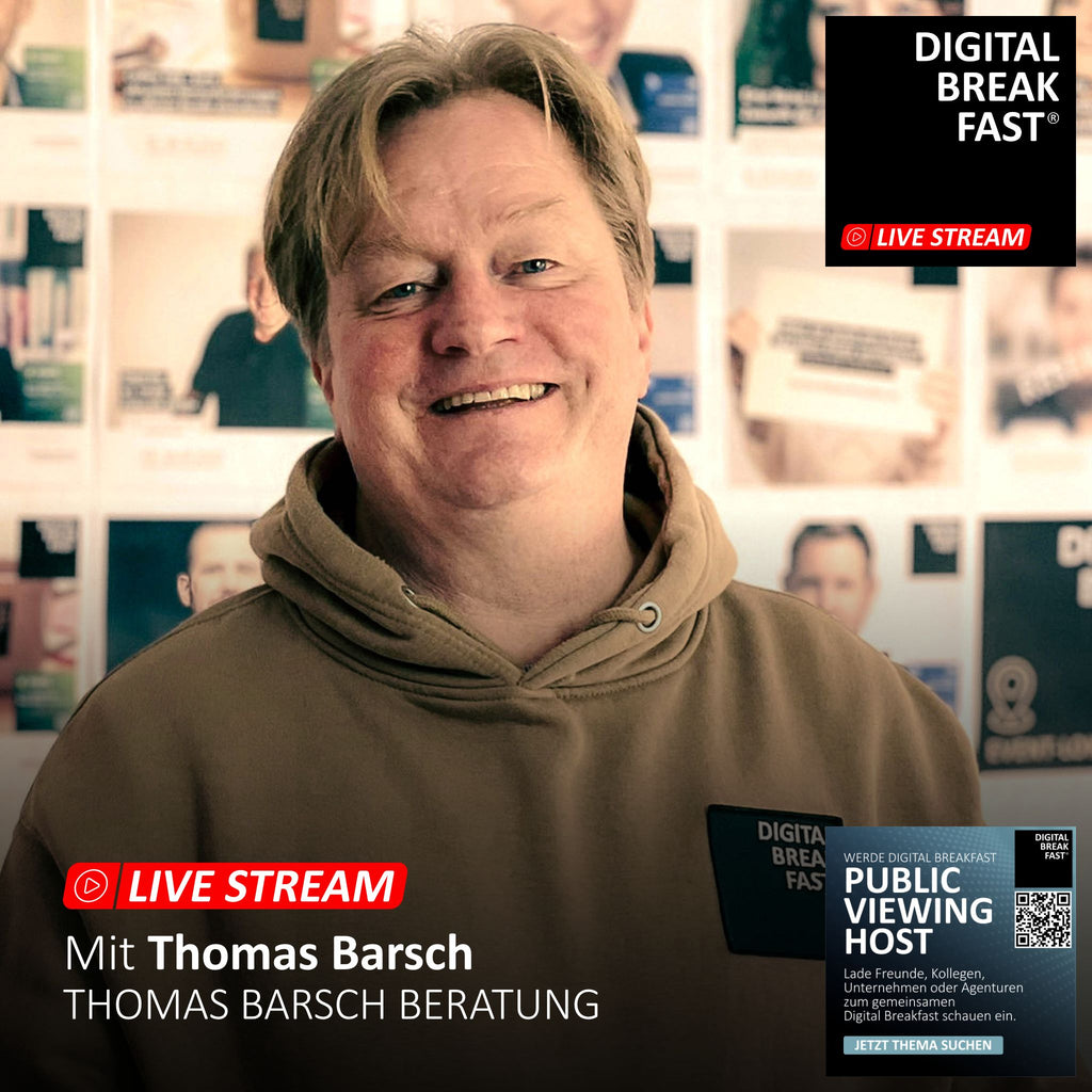 08.11.2023 | "Live-Stream vom DIGITAL FUTUREcongress Bochum" | Thomas Barsch | DIGITAL BREAKFAST