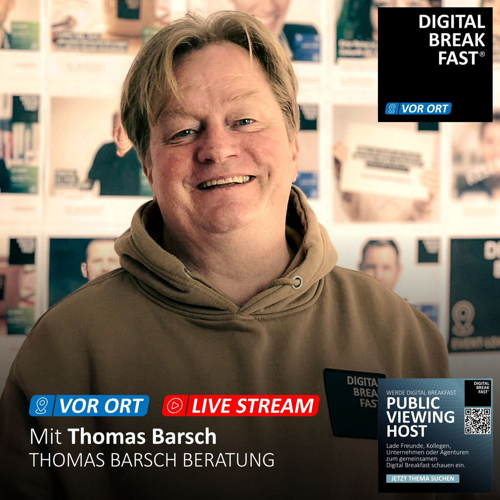 08.11.2023 | "Live vor Ort vom DIGITAL FUTUREcongress Bochum" | Thomas Barsch | DIGITAL BREAKFAST
