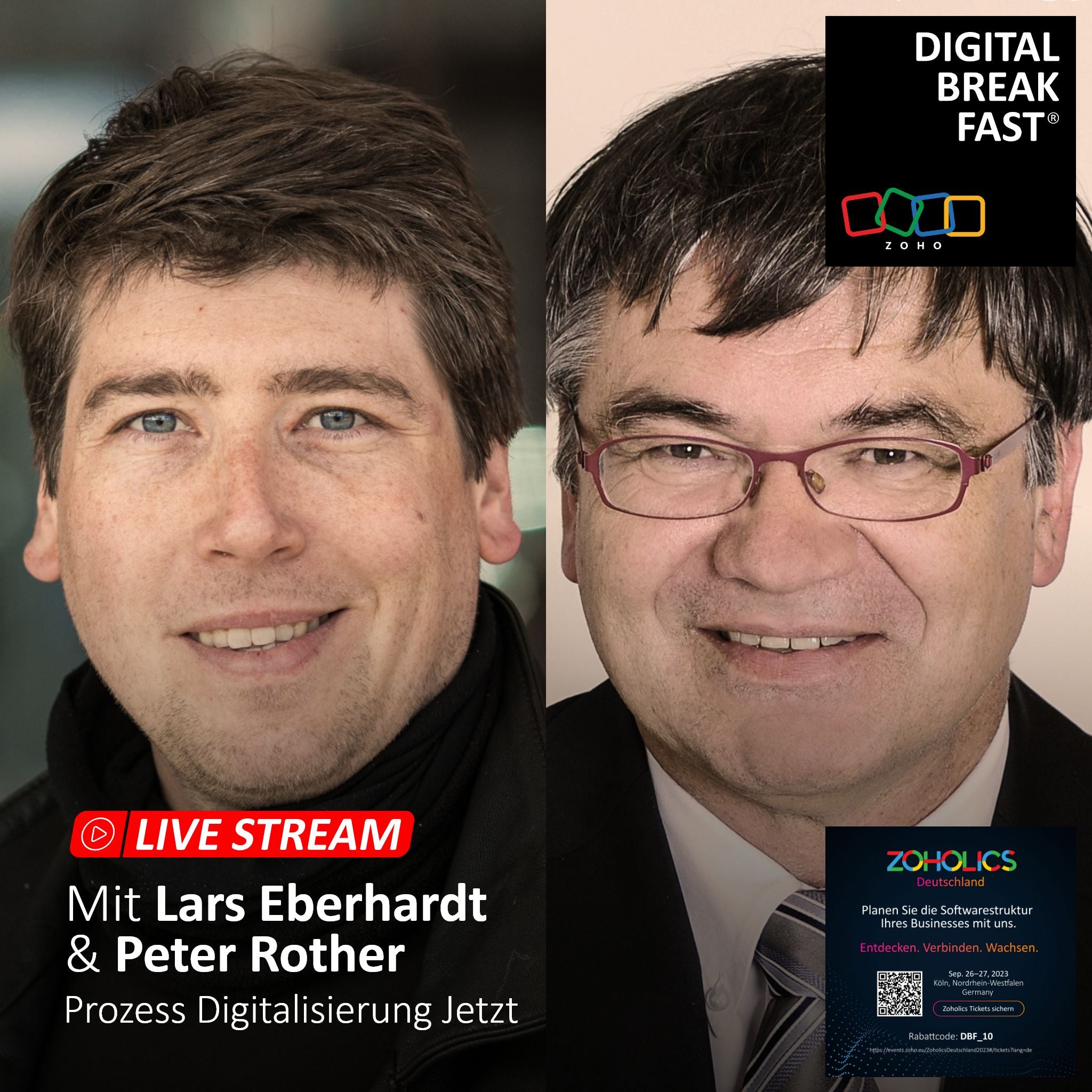 19.09.2023 |"Wissen was sie tun - Richtige Entscheidungen durch Analytics" | Lars Eberhardt und Peter Rother | Prozess Digitalisierung Jetzt