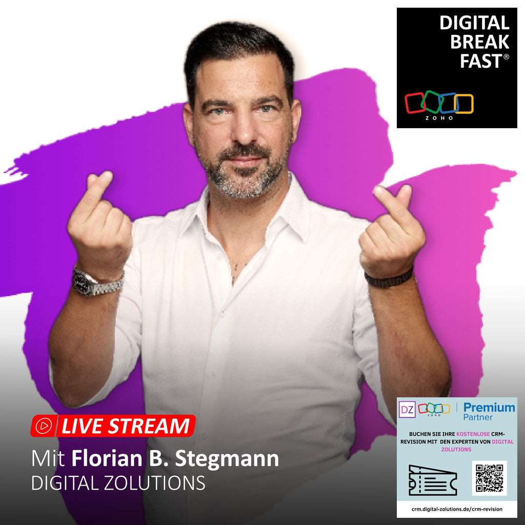 24.10.2023 | "Unternehmens Cockpit CRM - Messen, steuern, wachsen!" | Florian B. Stegmann | DIGITAL ZOLUTIONS