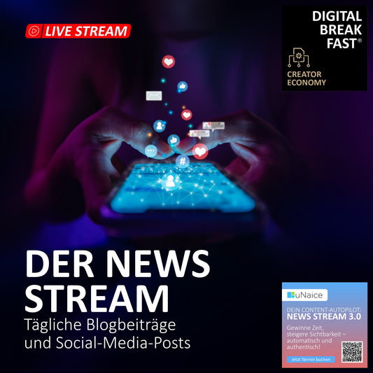 06.12.2024: "Tägliche Blogbeiträge und Social-Media-Posts – Der NEWS STREAM" mit Thomas Barsch