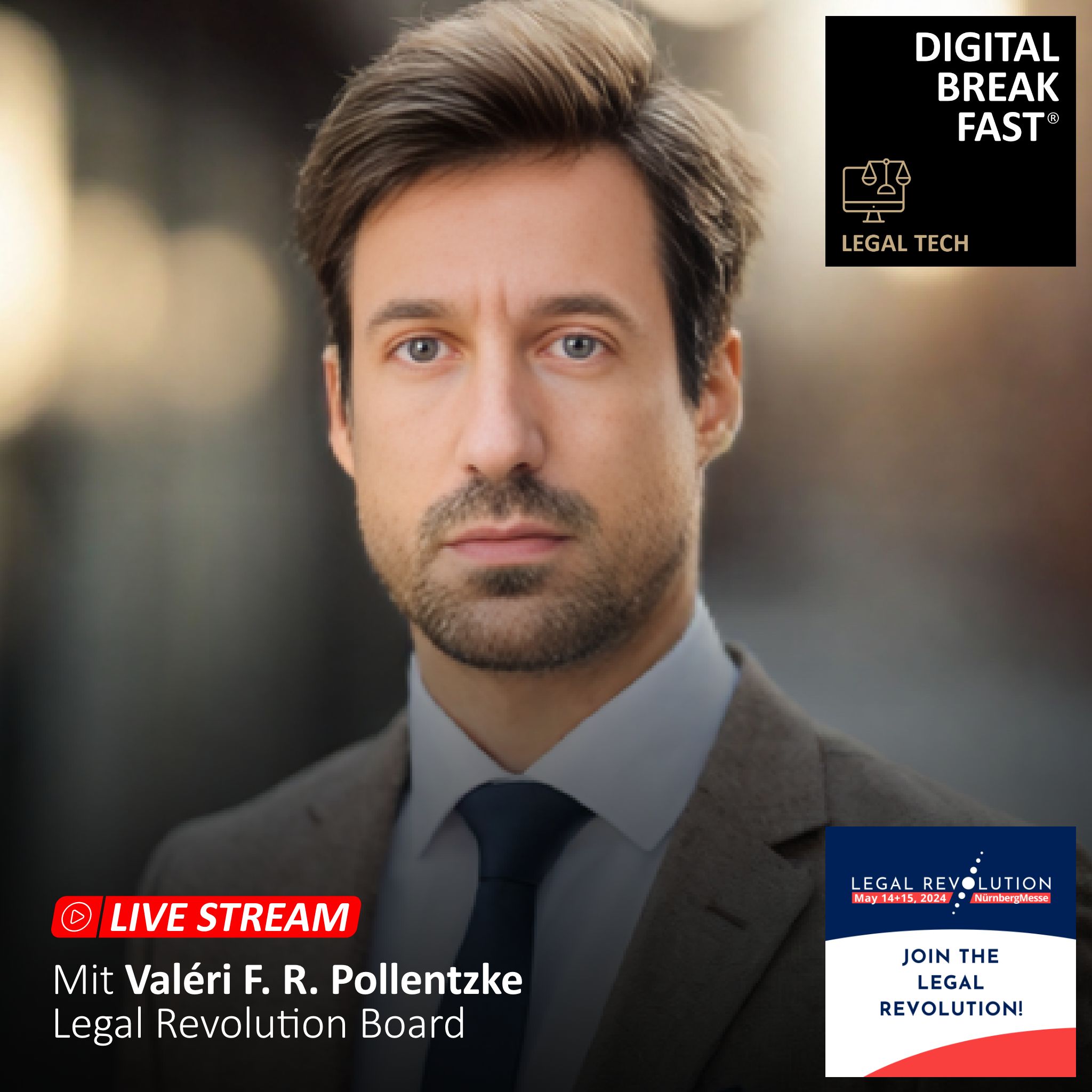 06.05.2024: "LEGAL REVOLUTION 2024 -THE HOME OF LEGAL TECH" | Valéri F. R. Pollentzke & Dr. Daniel Halft | Legal Revolution Board