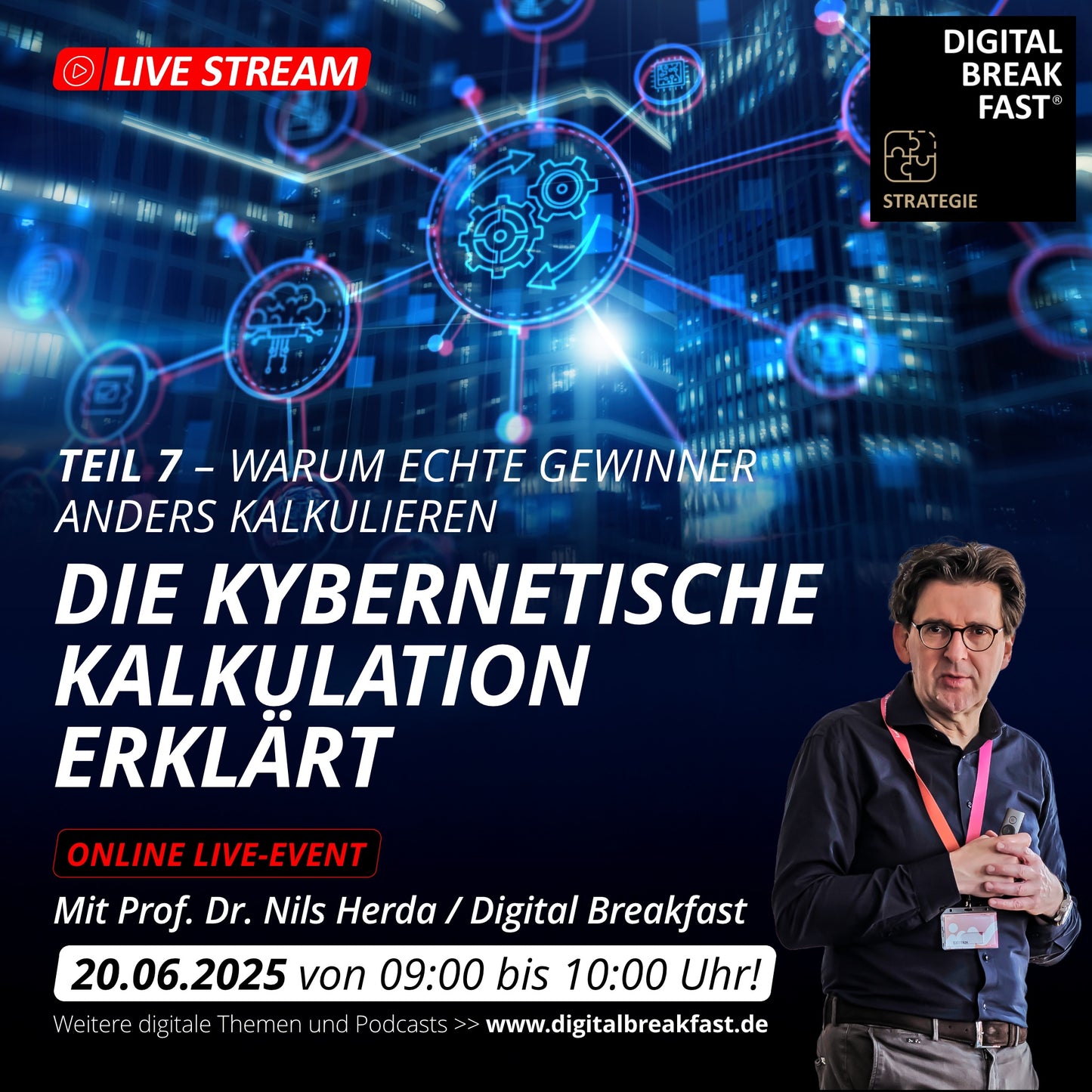 20.06.2025 | Teil 7 | „Warum echte Gewinner anders kalkulieren  – die kybernetische Kalkulation erklärt“ | Prof. Dr. Nils Herda