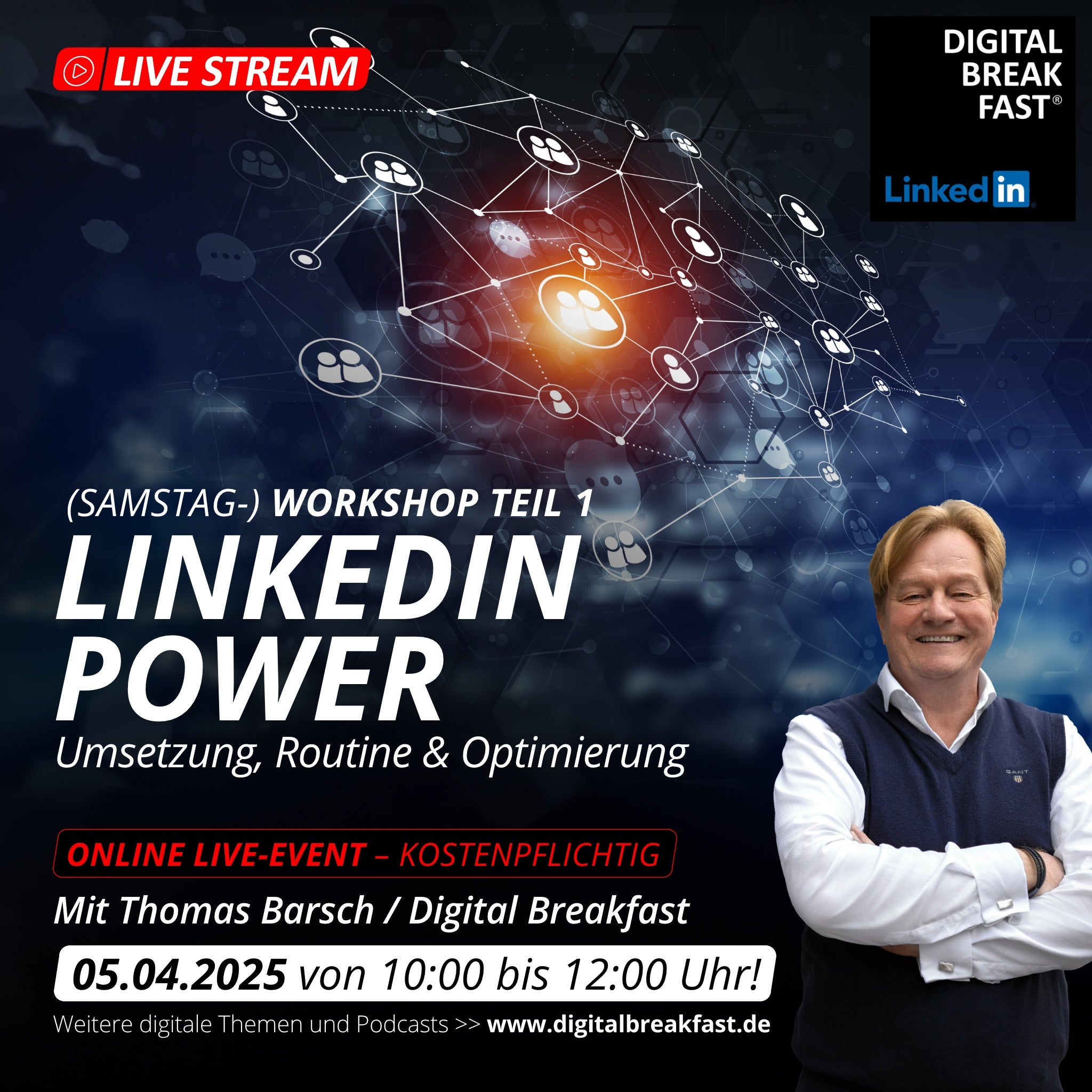 LINKEDIN POWER [Samstags] | "Umsetzung & Routine & Optimierung"