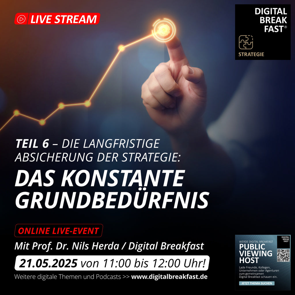 21.05.2025 | Teil 6 | „Die langfristige Absicherung der Strategie: Das konstante Grundbedürfnis“ | Prof. Dr. Nils Herda