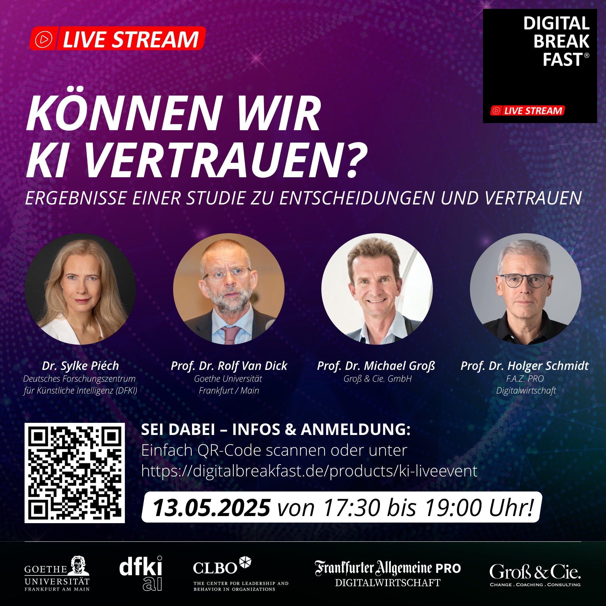 13.05.2025 | „Können wir KI vertrauen? Ergebnisse einer Studie zu Entscheidungen und Vertrauen.“