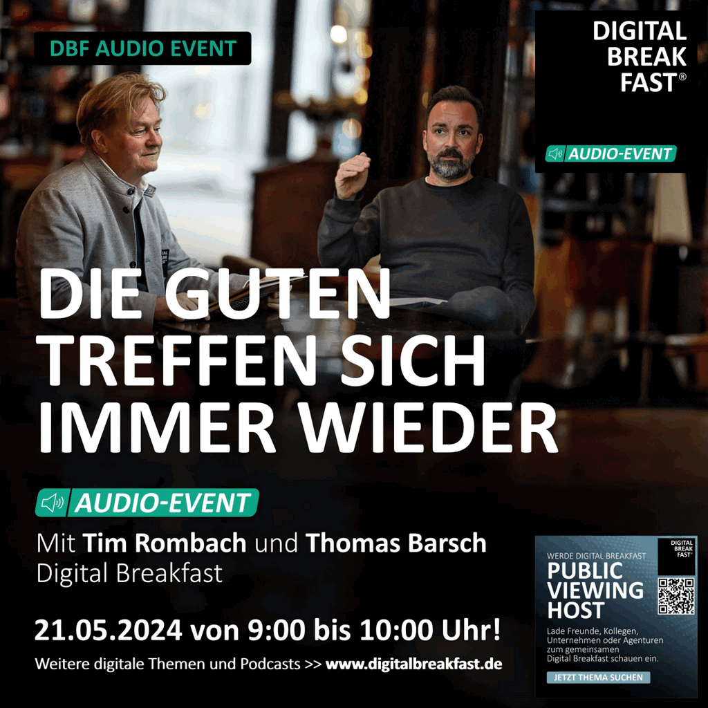 Thomas Rombach 21.05.2024: LINKEDIN AUDIO-EVENT |