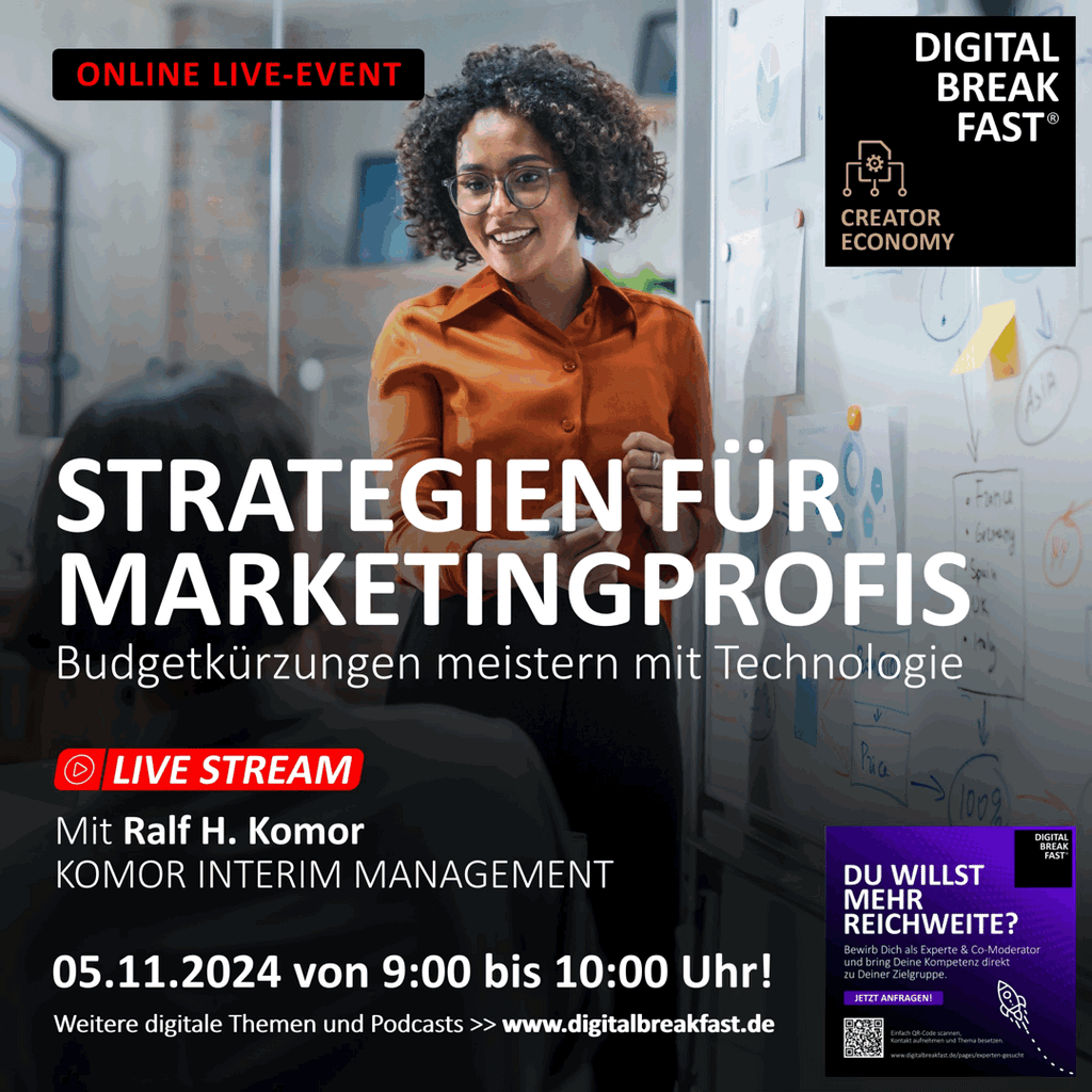 05.11.2024: "Strategien für Marketingprofis - Budgetkürzungen meistern mit Technologie"