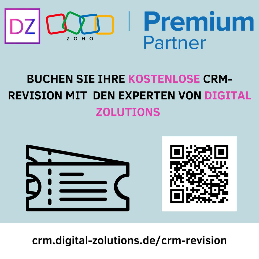 WERBUNG: ZOHO & DIGITAL ZOLUTIONS