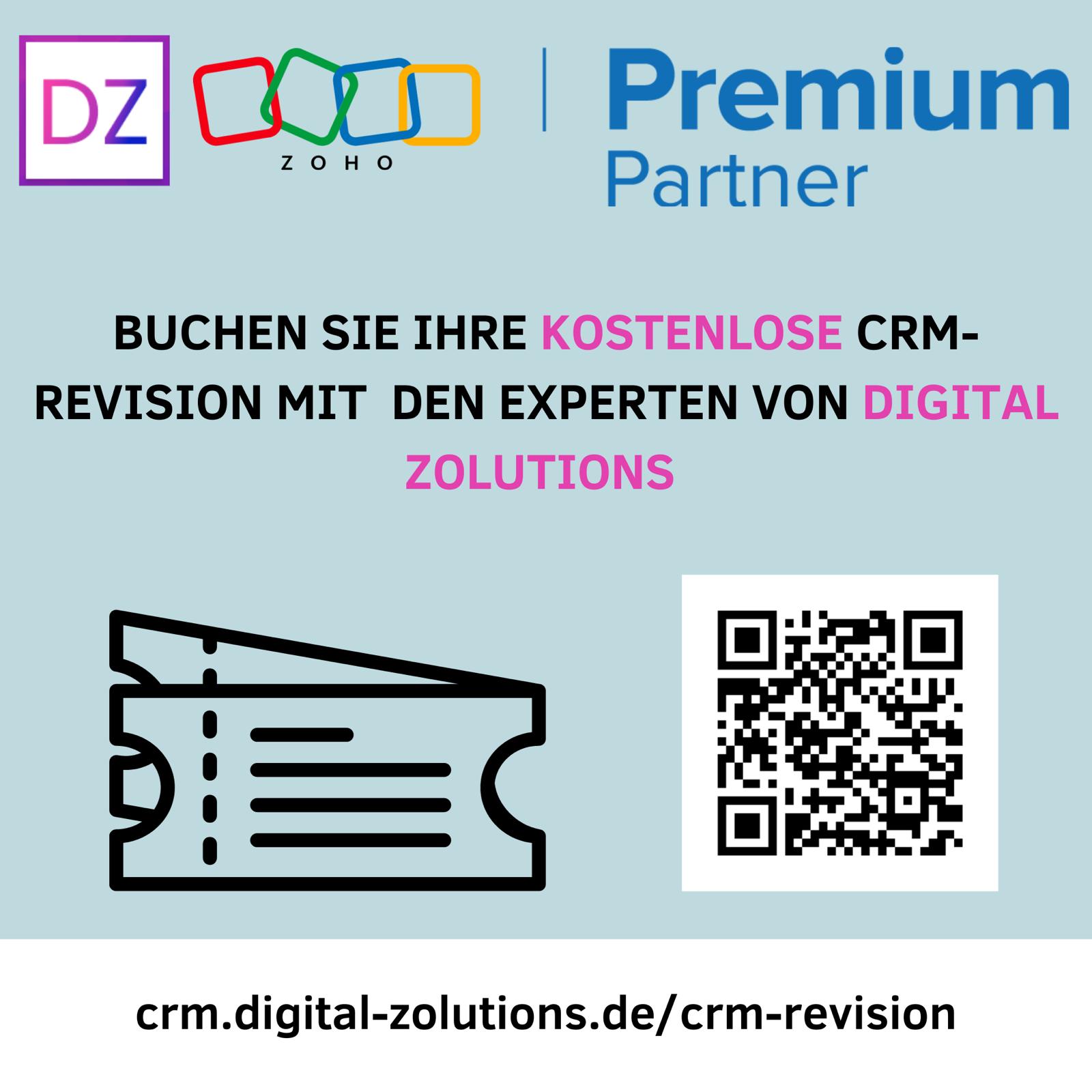 WERBUNG: ZOHO & DIGITAL ZOLUTIONS