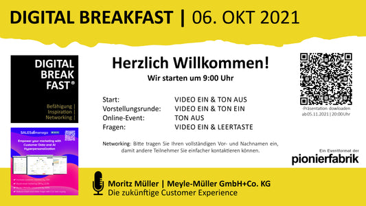 PRÄSENTATION | 06.10.2021 |  "Die zukünftige Customer Experience" mit Moritz Müller | Meyle-Müller GmbH+Co. KG
