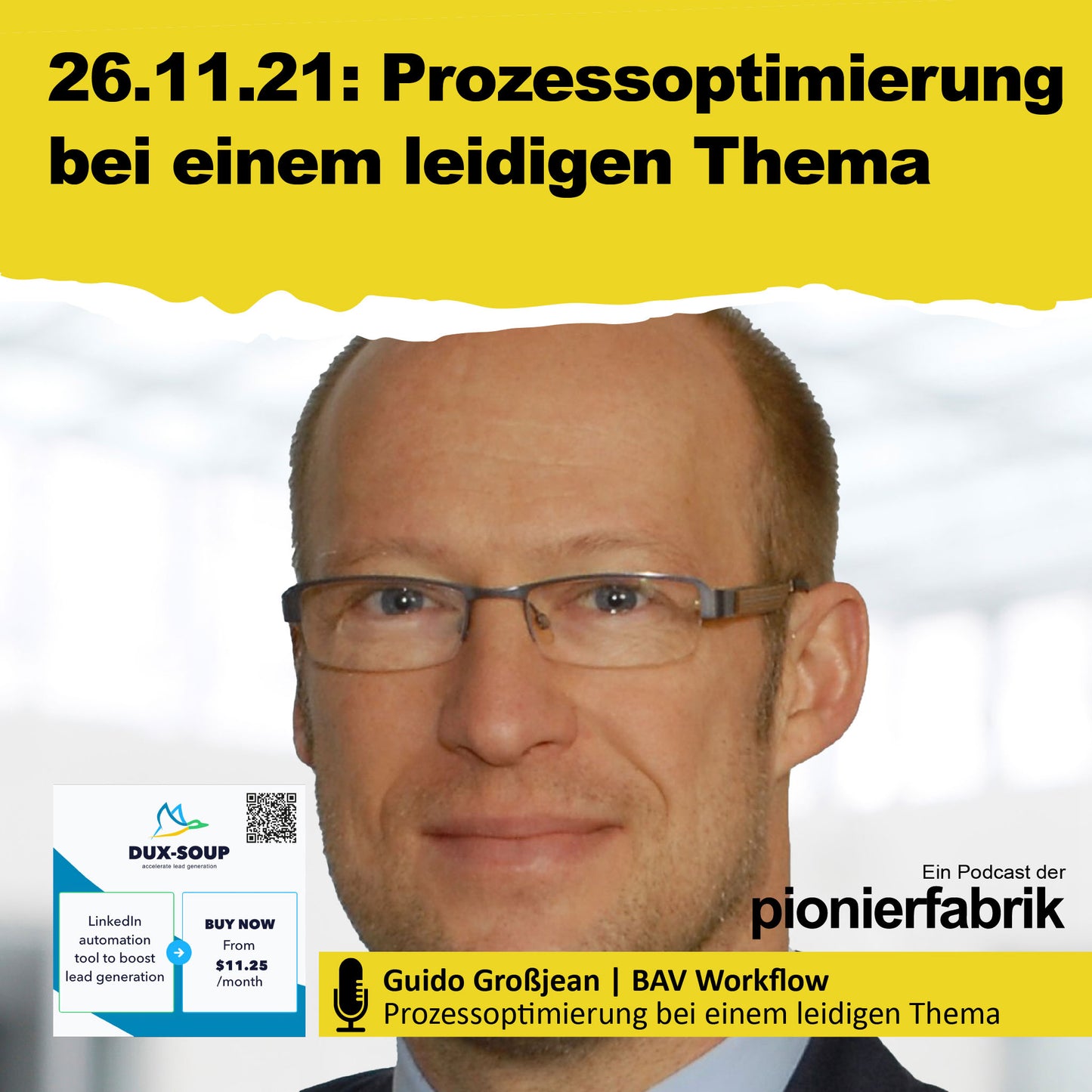 PRÄSENTATION | 25.11.2021 | "Prozessoptimierung bei einem leidigen Thema" Guido Grossjean | BAV Workflow