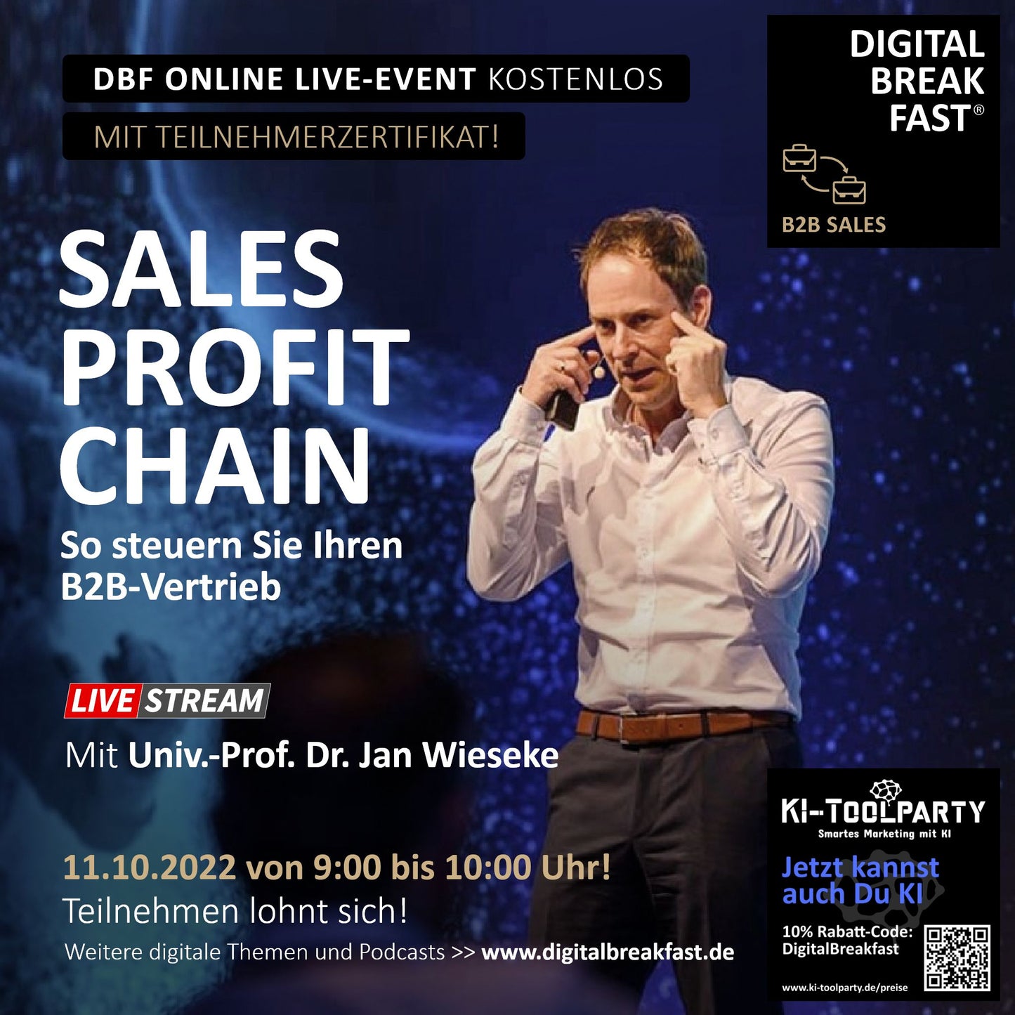 WHITEPAPER |  11.10.2022 | B2B SALES | „Sales Profit Chain: So steuern Sie Ihren B2B-Vertrieb“ | Univ.-Prof. Dr. Jan Wieseke | Lehrstuhlinhaber am Sales Management Department | Ruhr-Universität Bochum