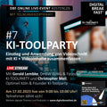 17.02.2023 | KI-TOOLPARTY Teil 7 "Einstieg und Anwendung von Videoschnitt mit KI" | Gerald Lembke | DHBW BAWÜ & Founder KI-Toolparty & Christopher Meil | Optimeil Köln & Founder KI-Toolparty | KI-TOOLPARTY #7