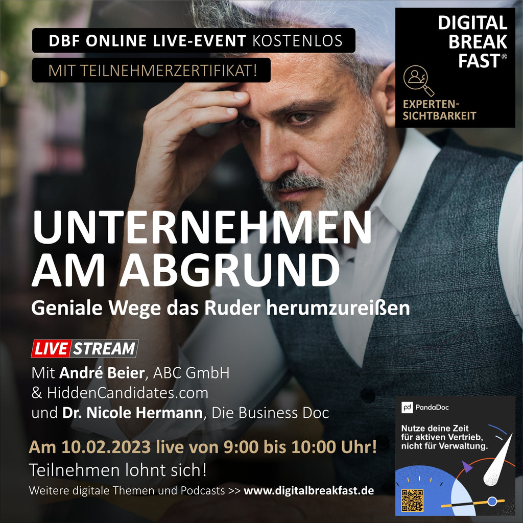 10.02.2023 | "Unternehmen am Abgrund" | André Beier & Dr. Nicole Hermann | C-LEVEL