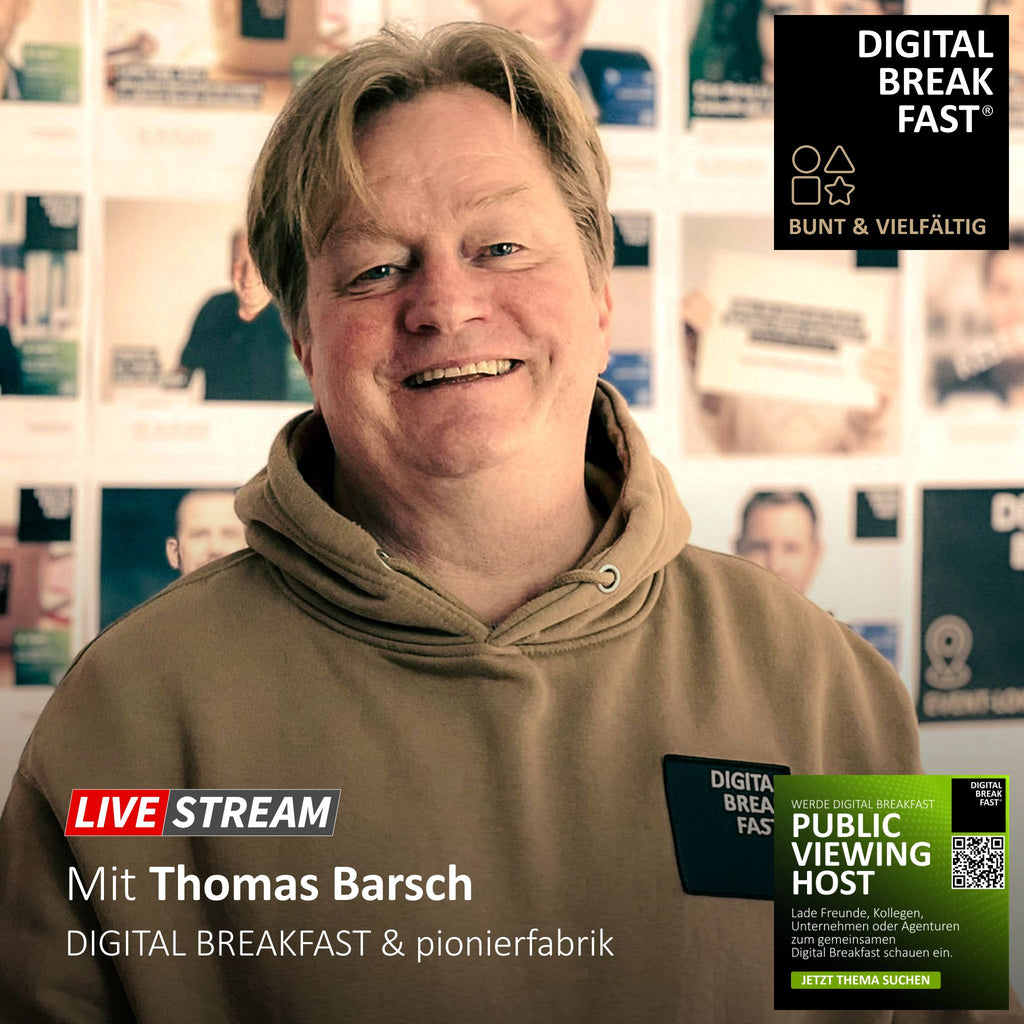 28.04.2023 | "Erfolgsgeheimnis: data driven oder serendipity?" | Thomas Barsch | DIGITAL BREAKFAST
