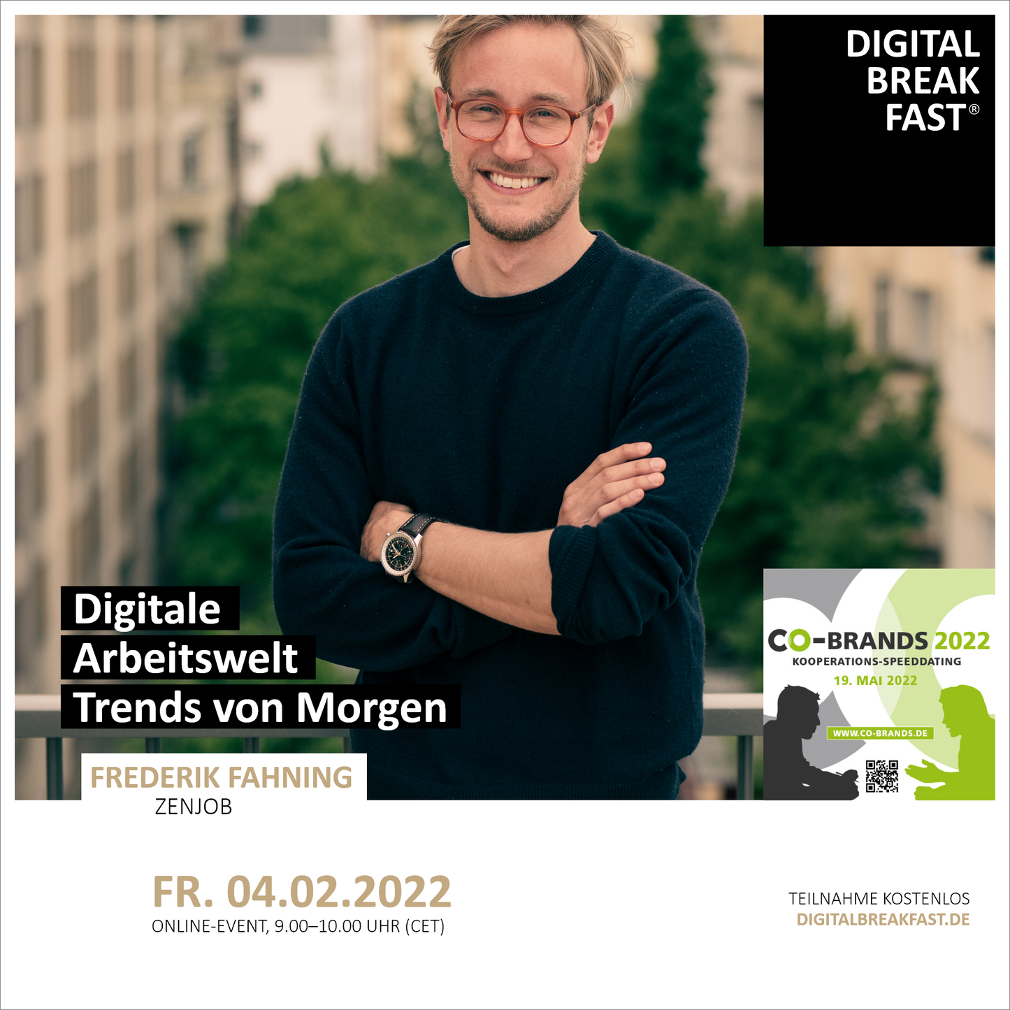 04.02.2022 | "Digitale Arbeitswelt: Trends von Morgen" mit Frederik Fahning | Zenjob