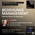 20.09.2022 | "Beziehungsmanagement. Über das Führen von Menschen." | Prof. Dr. Friederike Müller-Friemauth | FOM HOCHSCHULE & DENKEN AUF VORRAT
