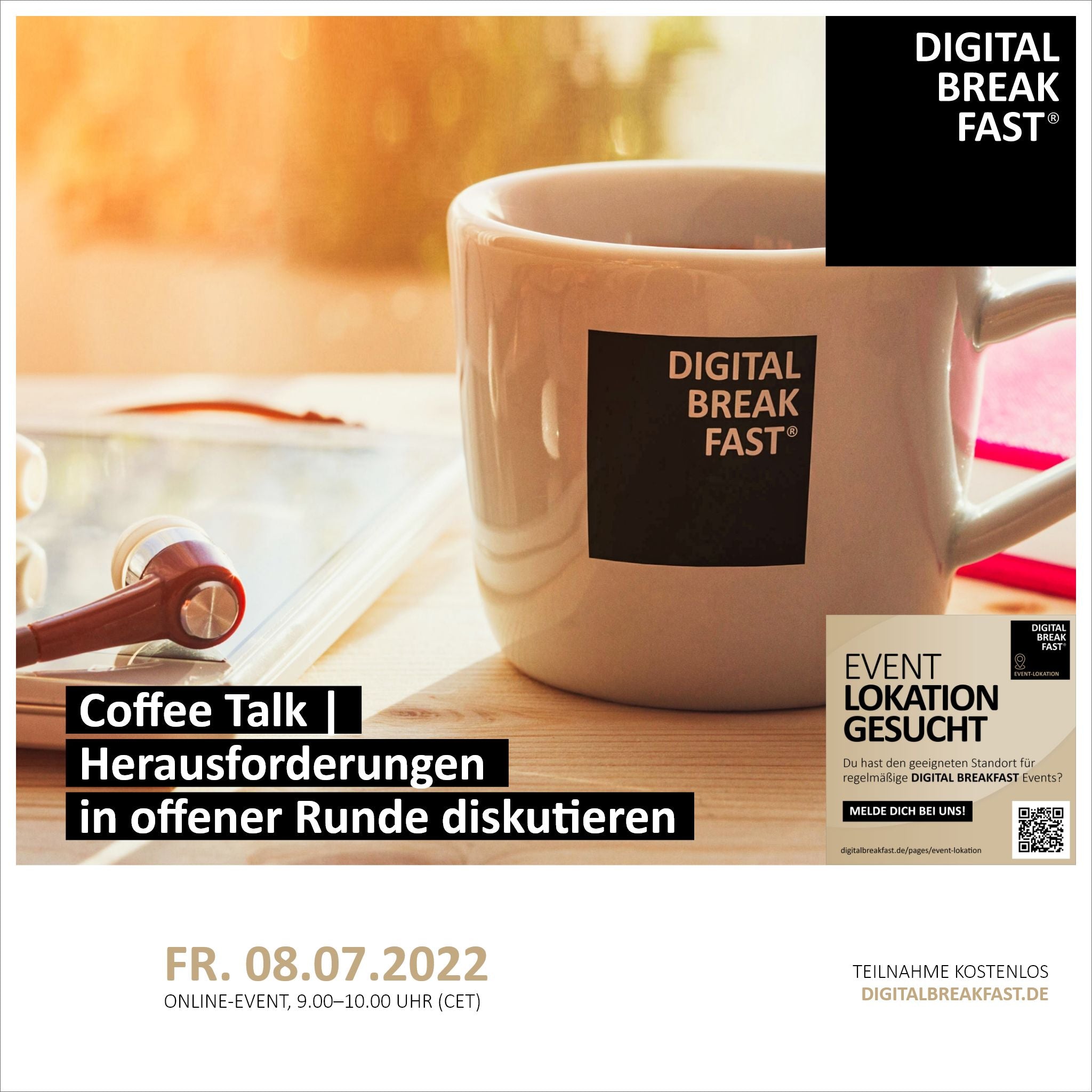 08.07.2022 | Coffee Talk | Herausforderungen in offener Runde diskutieren