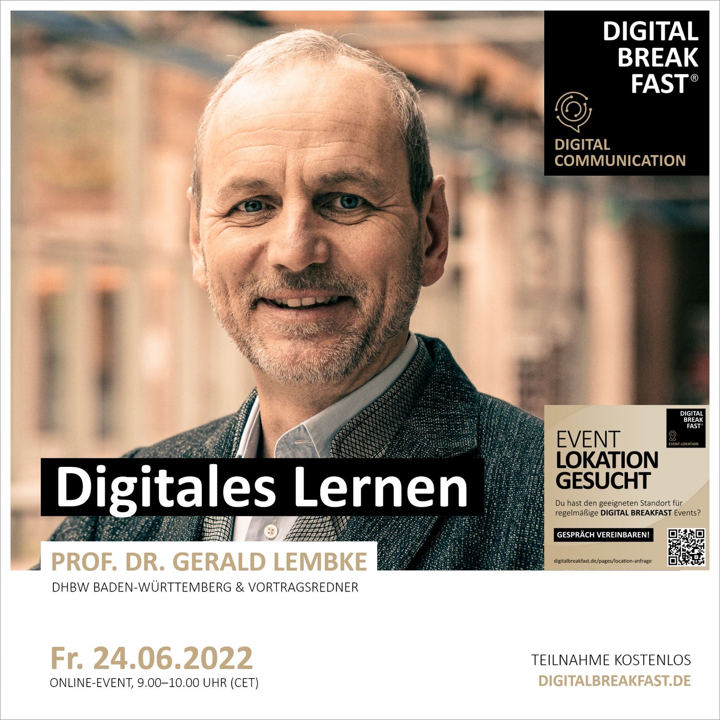 24.06.2022 | "Digitales Lernen" mit Prof. Dr. Gerald Lembke
